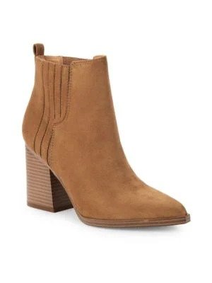 Orleeh Faux Suede Ankle Boots