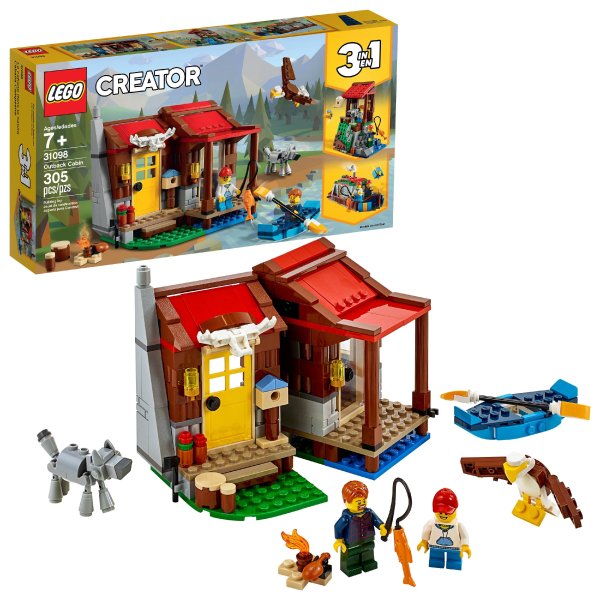 Creator Outback Cabin 31098 Toy Building Kit (305 Pieces)