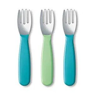 Kiddy Cutlery Forks, 3 Pack, 18+ Months