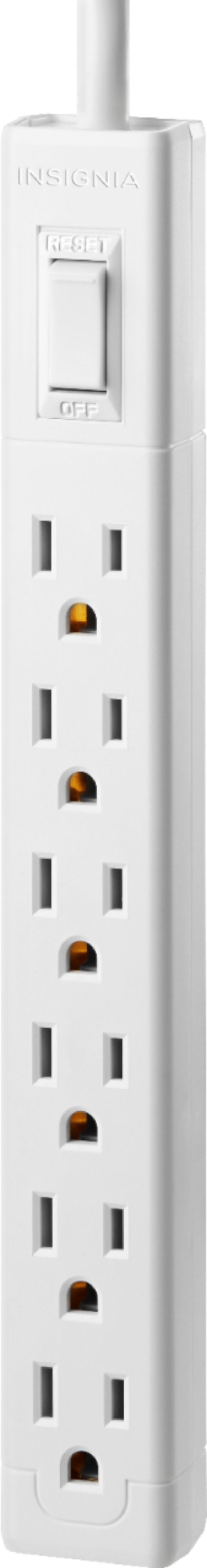 ™ - 6-Outlet Power Strip - White