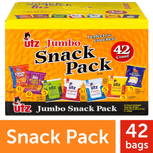 Utz Jumbo Snack Pack, 43.25 Ounce