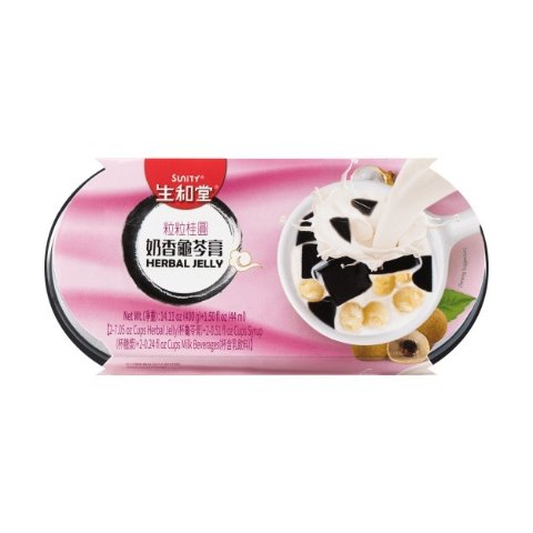 生和堂 奶香桂圆龟苓膏 2杯 444g