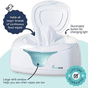 hiccapop Baby Wipe Warmer and Baby Wet Wipes Dispenser | Baby Wipes Warmer for Babies