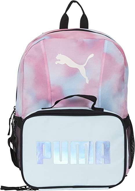 unisex child Evercat & Lunch Kit Combo Backpacks, Pink Cloud, Youth Size US