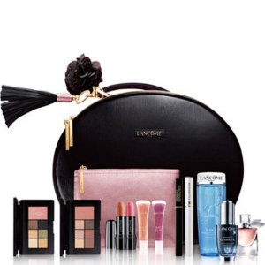 折扣升级：Lancôme 任意单可换购2017圣诞超值彩妆包