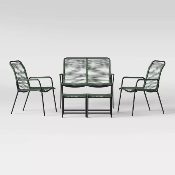 Fitchburg 5pc Patio Conversation Set - Green - Project 62&#8482;