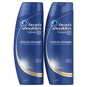 Head and Shoulders Clinical Strength Dandruff and Seborrheic Dermatitis Shampoo 13.5 Fl Oz (Pack of 2) @ Amazon