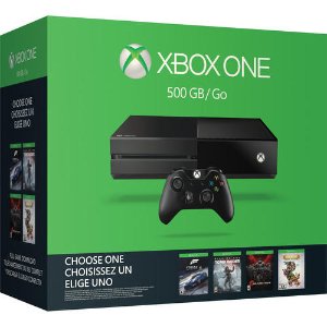 Xbox One 500GB 游戏4选1 + 第2个无线手柄