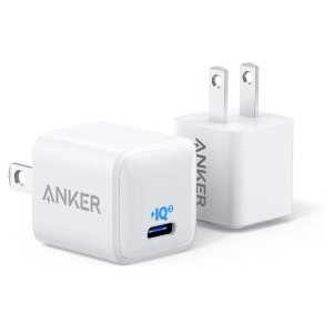 Anker PowerPort III Nano 18W PD USB-C 快充充电头 2只
