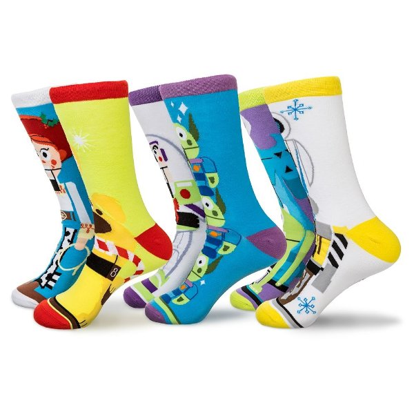 Pixar 节日款袜子3双，成人码