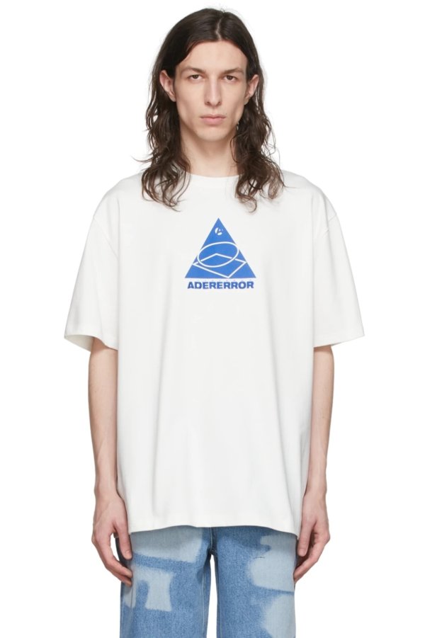White Geomid T-Shirt