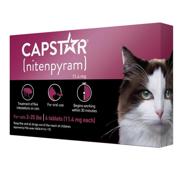 (nitenpyram) for Cats, Fast-Acting Oral Flea Treatment