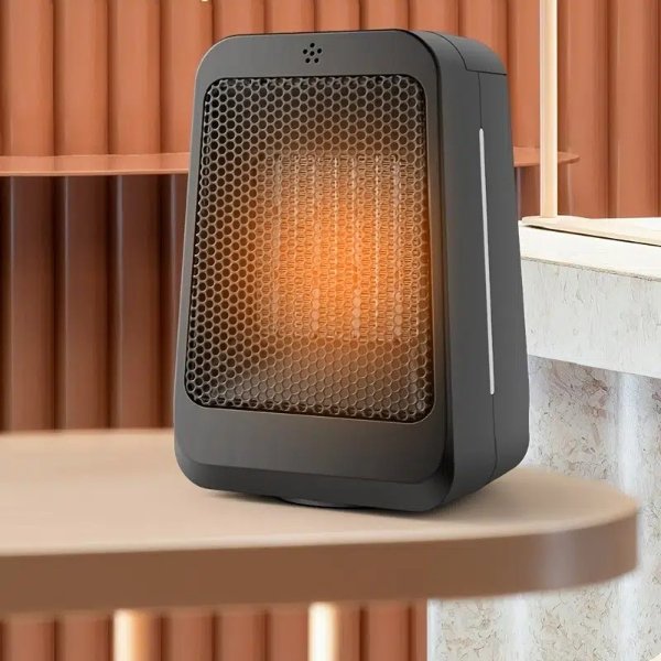 Ptc Ceramic Space Heater 1500w Portable Electric Heater With Thermostat, Mini Electric Heater For Indoor Office Room Desktop Home (mechanical Type/digital Type With Remote Control) | Free Shipping, Free Returns | Temu