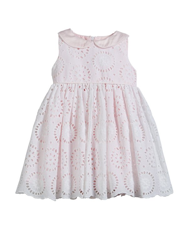 Eyelet Embroidered Dress, Size 4-6X Eyelet Embroidered Dress, Size 12M-4T