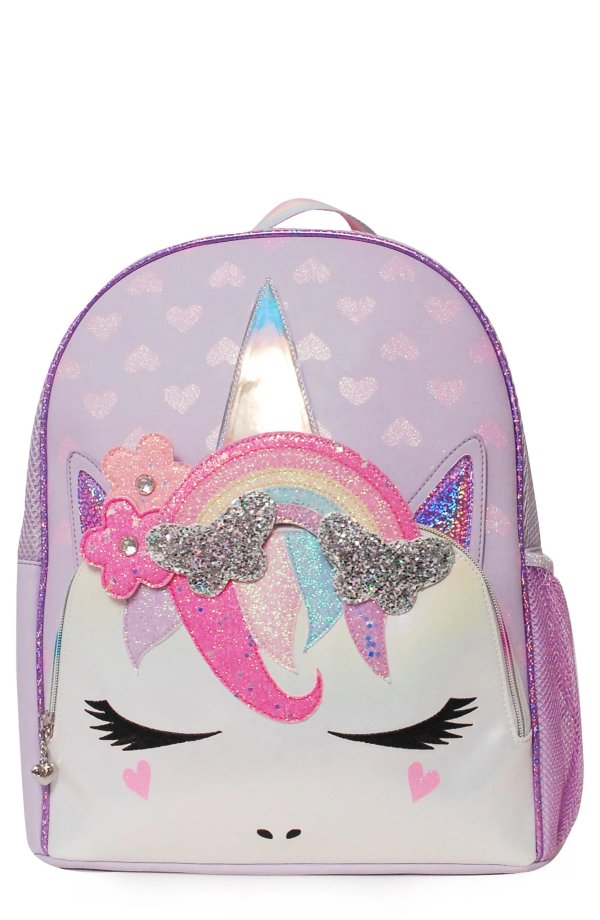 Miss Gwen Glitter Rainbow Crown Backpack