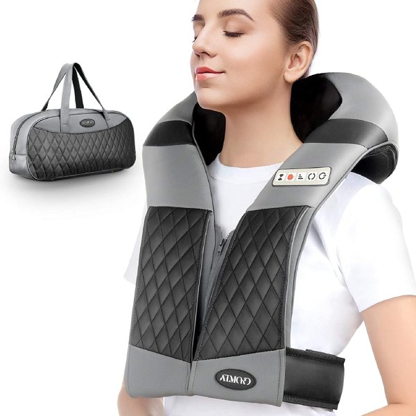 ATMOKO Neck and Back Massager with Heat Vibration