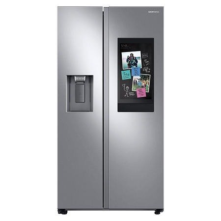 22 cu. ft. Counter Depth Side By Side Refrigerator with Touch Screen Family Hub ™ - Sam's Club