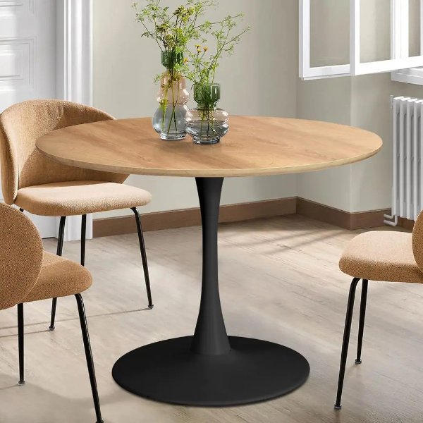 35.5 in.x 35.5 in. Pedestal Dining Table