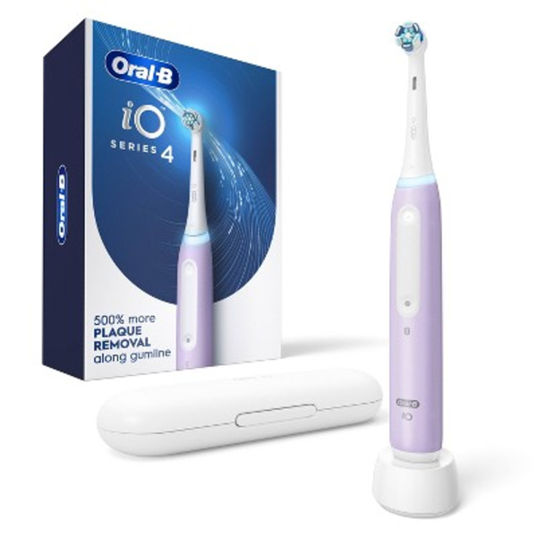 IO SERIES 4 ELECTRIC TOOTHBRUSH W BRUSH HEAD LAVENDER ELECTRIC TOOTHBRUSH