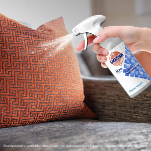 500ml仅€3.95 消毒+清新味道Sagrotan 织物消毒喷雾 专门用于沙发、床上用品、衣物