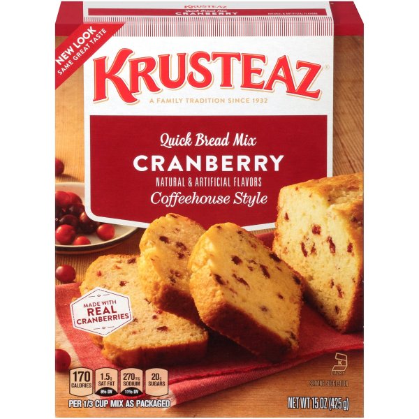 Cranberry Quick Bread Mix, 15 oz