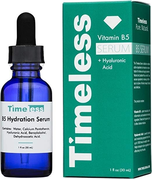 VITAMIN B5 SERUM with HYALURONIC ACID + 5% HA 1 OZ, Most Powerful & NATURAL Hydrating Formula on the Market