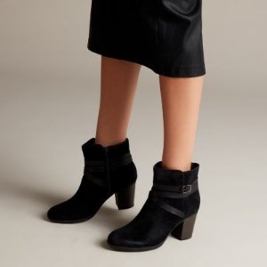 clarks enfield coco black leather