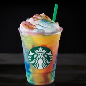 New Release: Starbucks Tie Dye Frappuccino is Now Available