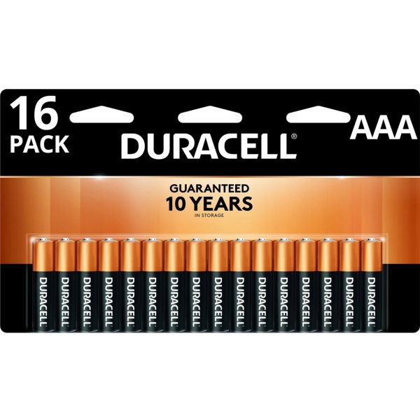 ® Coppertop Alkaline AAA Batteries, Pack Of 16 Batteries Item # 651674