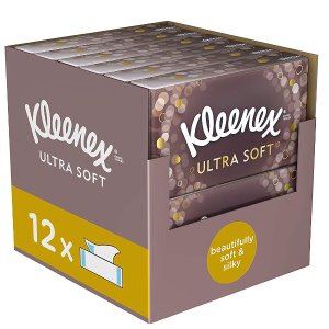 Kleenex 超柔面巾纸 12盒特卖