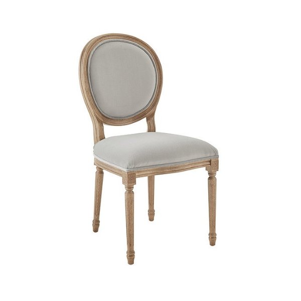 Limited Edition Louis Oval Back Dining Chair in Velvet