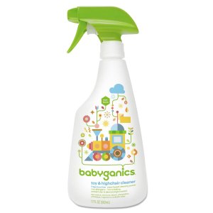 Babyganics Toy & Highchair Cleaner, 17-Fluid Ounce Bottles (Pack of 2)