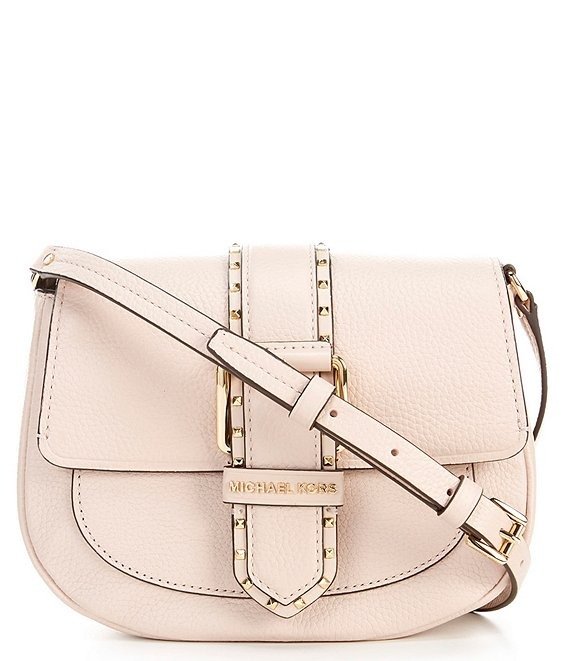 MICHAEL Michael Kors Lillian Buckle Leather Small Crossbody Bag | Dillard's