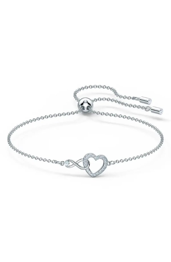 Crystal Infinity Heart Bracelet