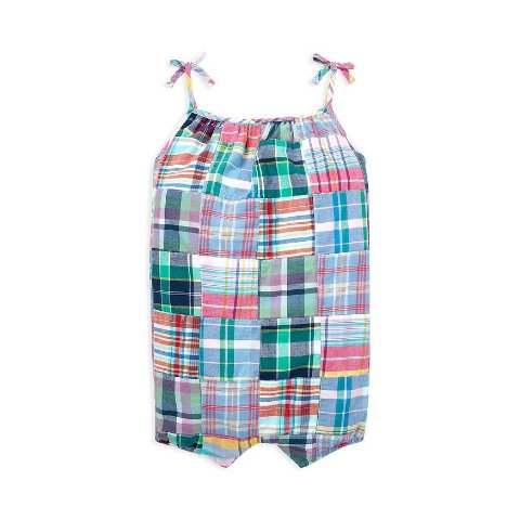 Ralph LaurenGirls  Patchwork Madras Shortall - Baby