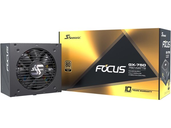 FOCUS GX-750 750W 金牌全模组 10年质保