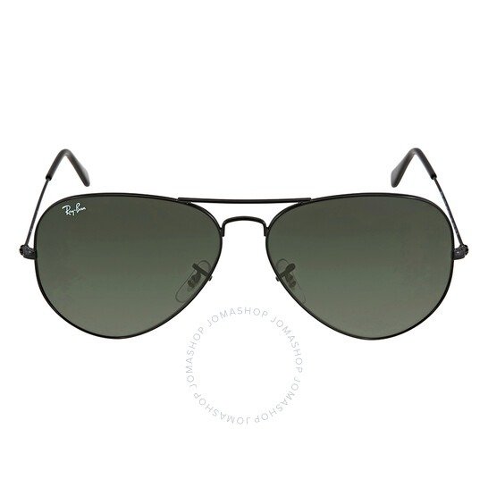 Aviator Large Metal II Green Unisex Sunglasses