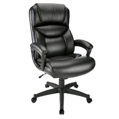 Realspace Cressfield Bonded Leather High Back Chair 74 99 Dealmoon