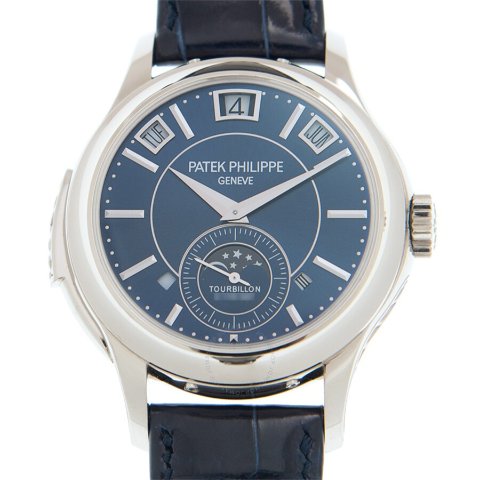 Patek PhilippeGrand Complications Chronograph Blue Sunburst Dial Men s Watch 5207G-001