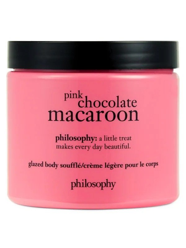 Pink Chocolate Macaroon Glazed Body Souflle