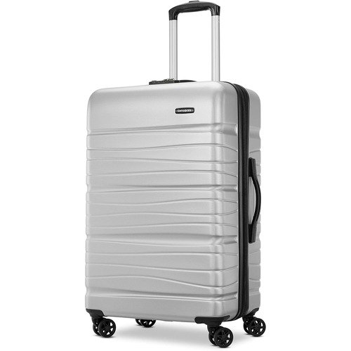 Evolve SE Hardside 24" Medium Expandable Spinner Luggage - Artic Silver