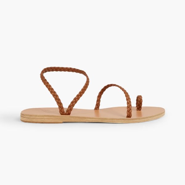Eleftheria braided leather sandals
