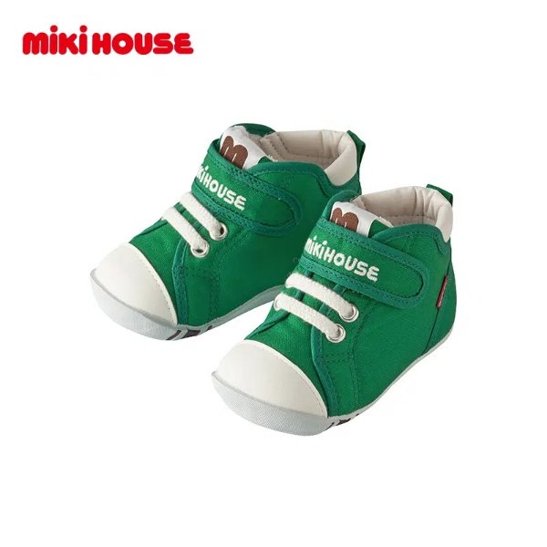 Mikihouse Baby High Top Sneakers Embroidered Lightweight Soft Soles Anti-slip Velcro Toddler Shoes First Walking Shoes For Boys Girls | Free Shipping On All Orders | Temu
