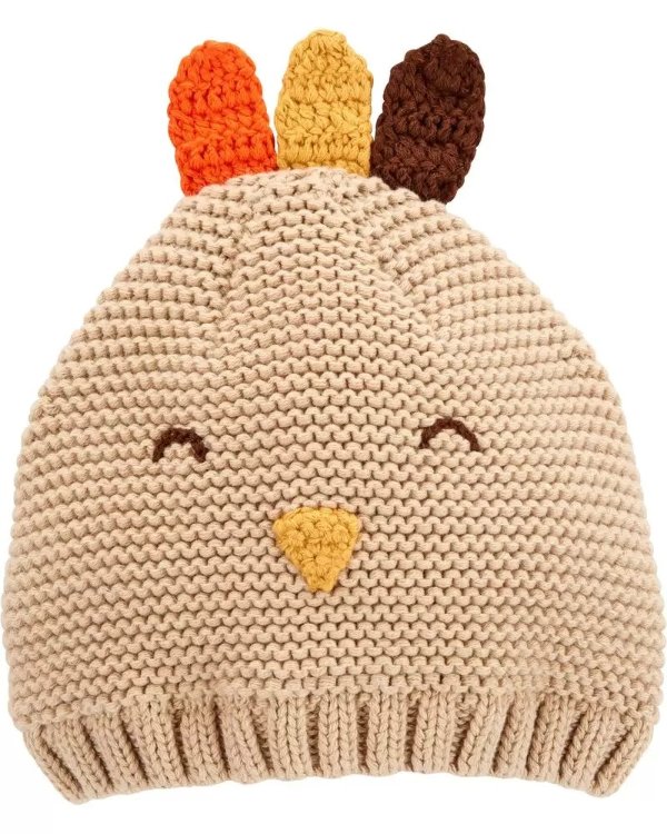婴儿感恩节针织帽