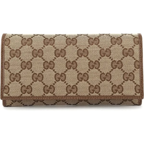 Beige and Brown Long Women's Wallet 346058 KY9LG 8610