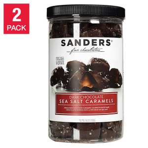 Sanders 海盐焦糖黑巧克力 36oz 2罐