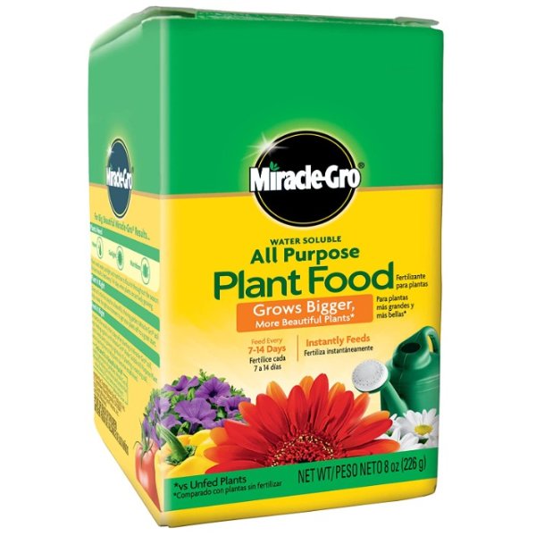 Miracle-Gro Water Soluble All Purpose Plant Food, 8 oz.