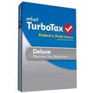 TurboTax豪华版2013报税软件(联邦税+州税+E-File) (PC/Mac) + 额外补贴