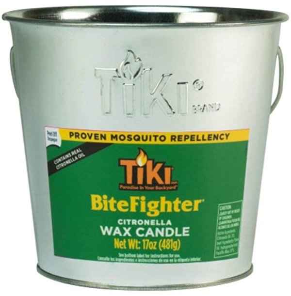 Brand BiteFighter Galvanized Citronella Wax Candle in Metal Bucket, 17 Ounce