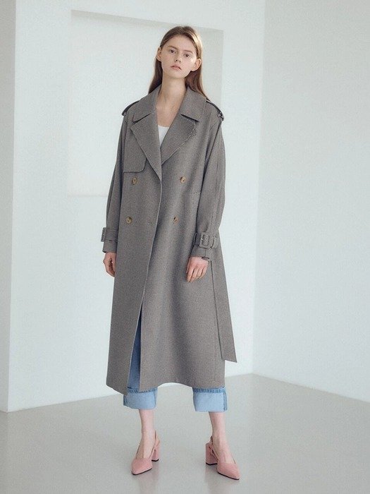 Vintage Max Trench coat [Check]_Long